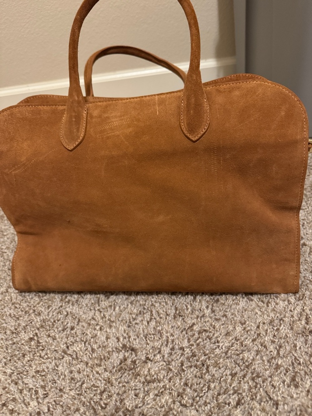 CUTE BOUTIQUE SUEDE TOTE